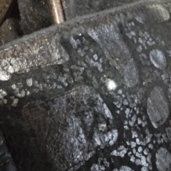 Alligator Flux Medium Vintage purce Brown Black L6 - Picture 4 of 6